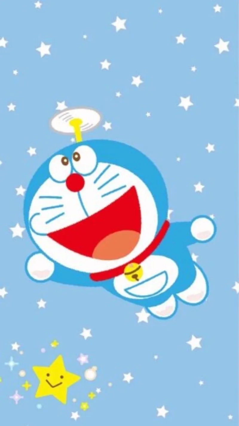 Doraemon anime cute, làm hình nền càng thêm dễ thương