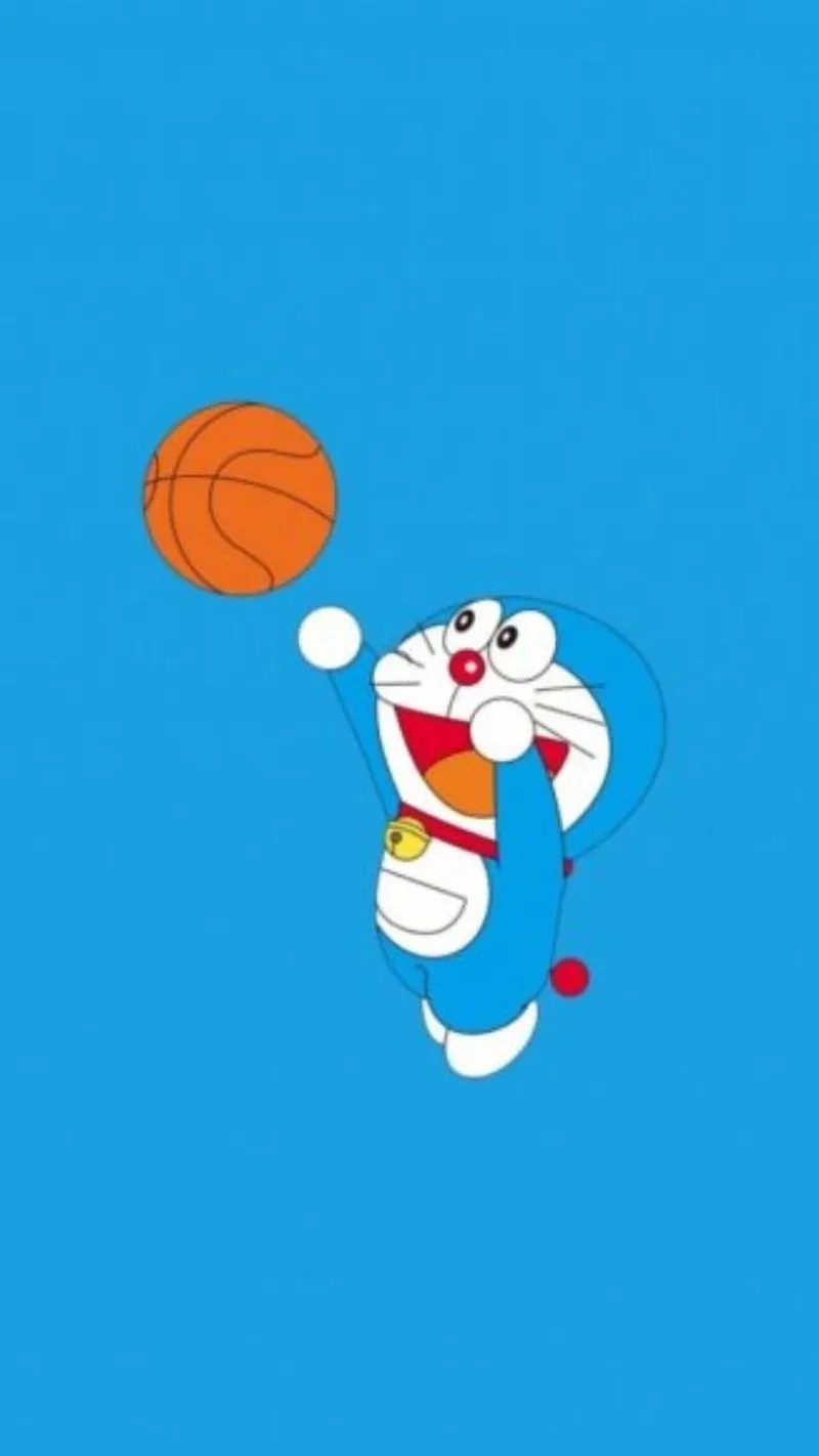 Doraemon cute chibi, hình nền siêu đáng yêu