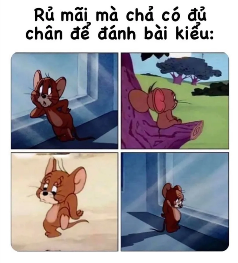 Hình ảnh Jerry Tom với những biểu cảm siêu hài hước