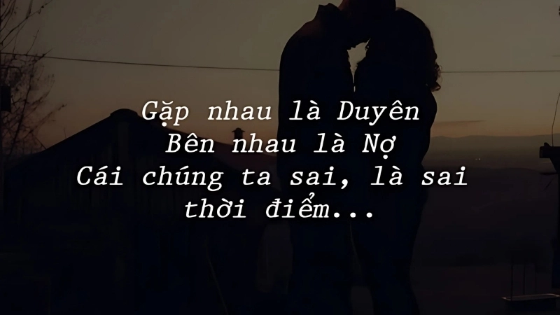 Caption buồn về tình yêu thấm đẫm nỗi lòng