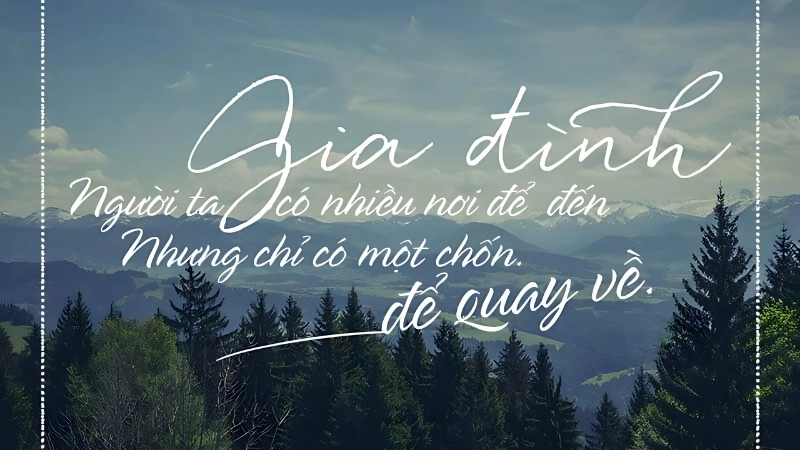 Caption ngắn về gia đình ý nghĩa nhất