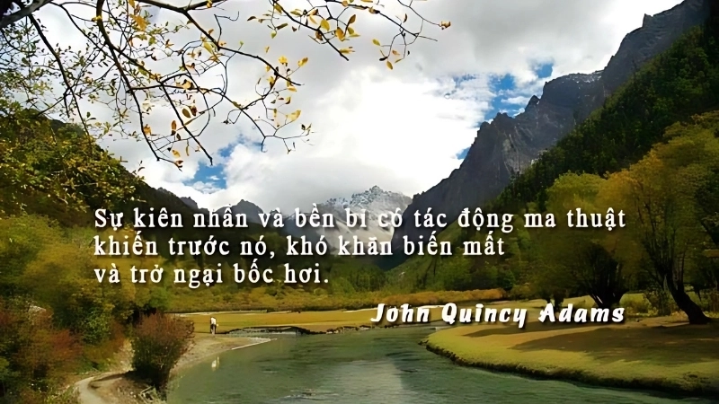 Caption ý nghĩa về sự kiên trì giúp bạn vững bước thành công