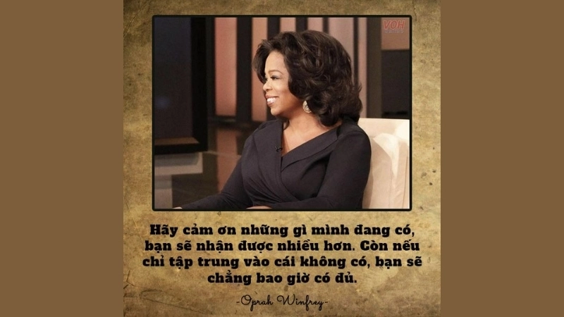 10 câu nói truyền cảm hứng của Oprah Winfrey về cuộc sống và thành công