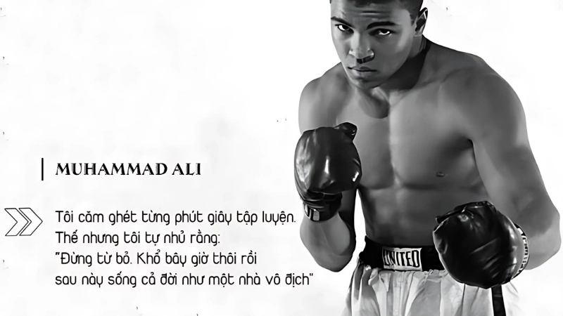 Châm ngôn về sự quyết tâm truyền cảm hứng mạnh mẽ