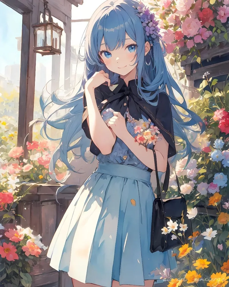 Huyền bí như búp bê trong ảnh anime gái nga