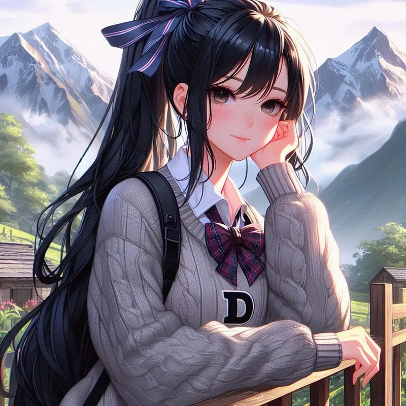 Ngọt ngào dễ mến với ảnh gái anime cute