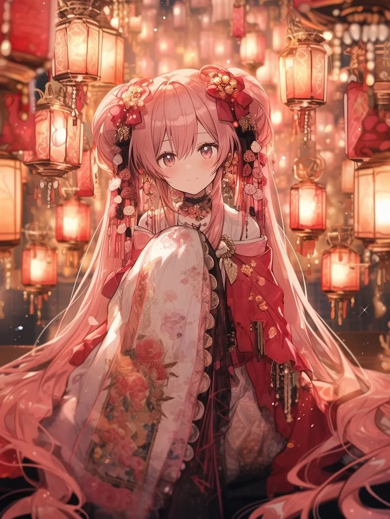 Đắm chìm thế giới ảnh cô gái xinh đẹp anime