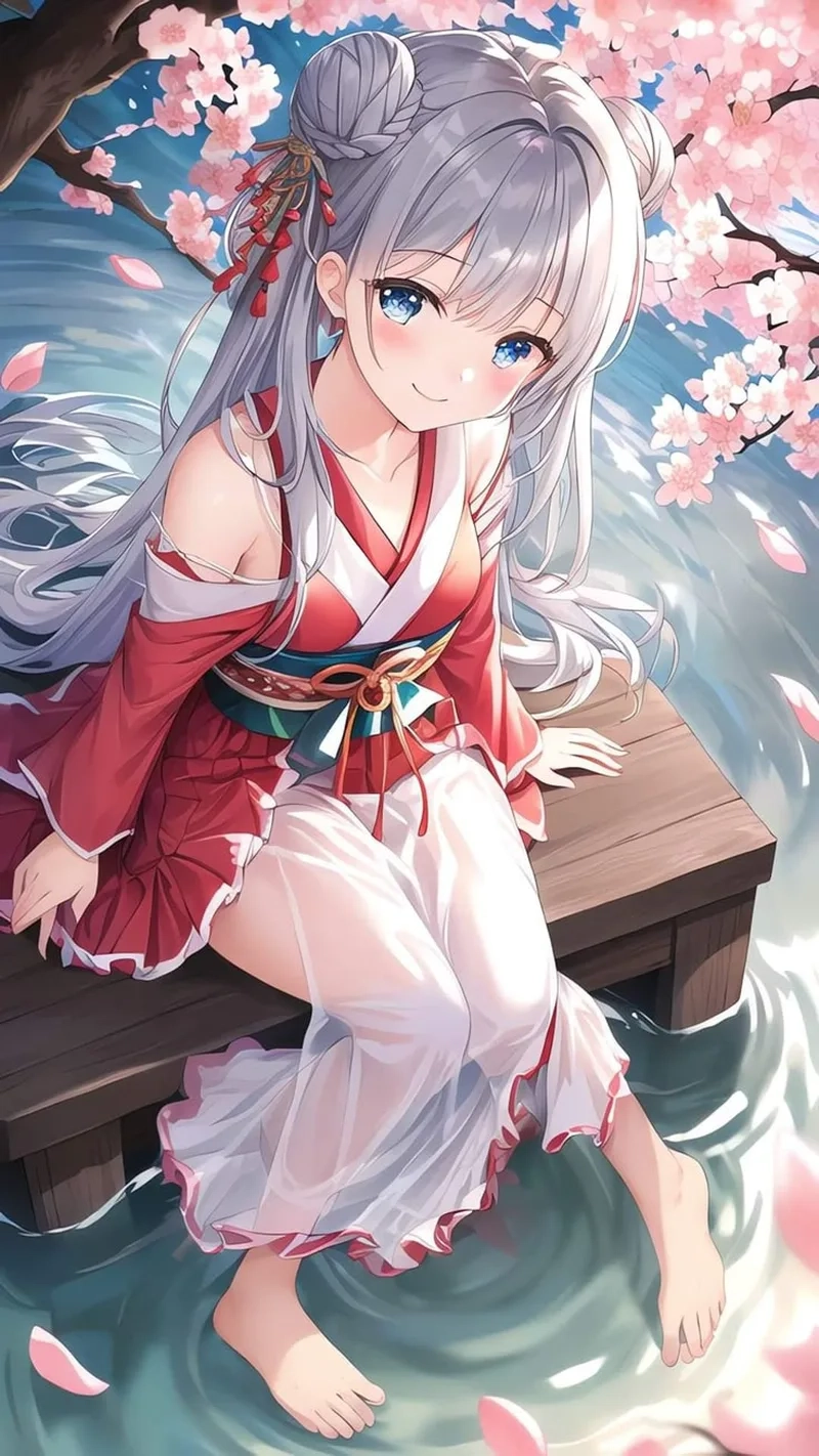 Lặng thầm cảm xúc trong ảnh cô gái cô đơn anime