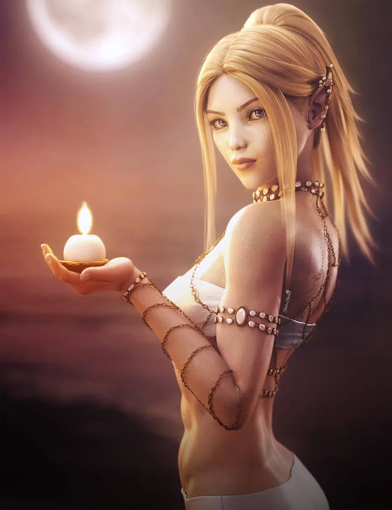 Lạc vào thế giới mộng mơ với Hình nền 3D thiếu nữ