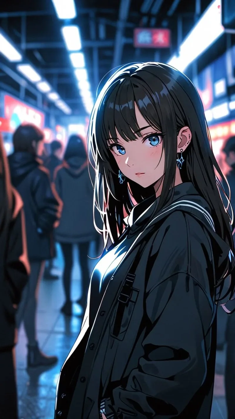 Nét lạnh lùng hòa cùng đáng yêu trong Hình ảnh anime nữ ngầu đáng yêu