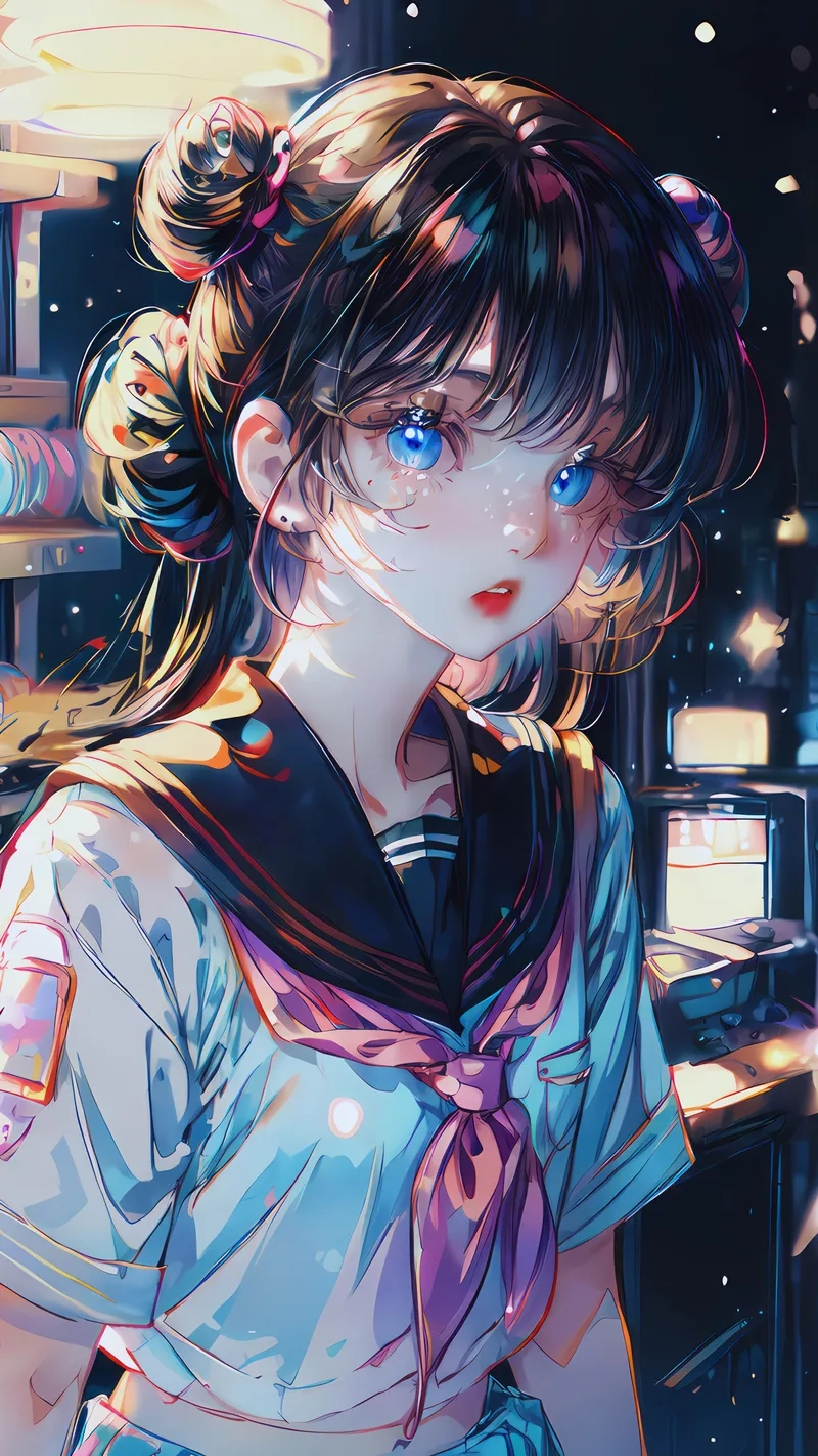 Gây thương nhớ với hình ảnh con gái cute anime
