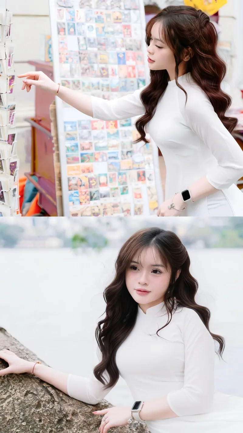 Vẻ đẹp tự nhiên được tôn lên trong avatar cô gái đẹp