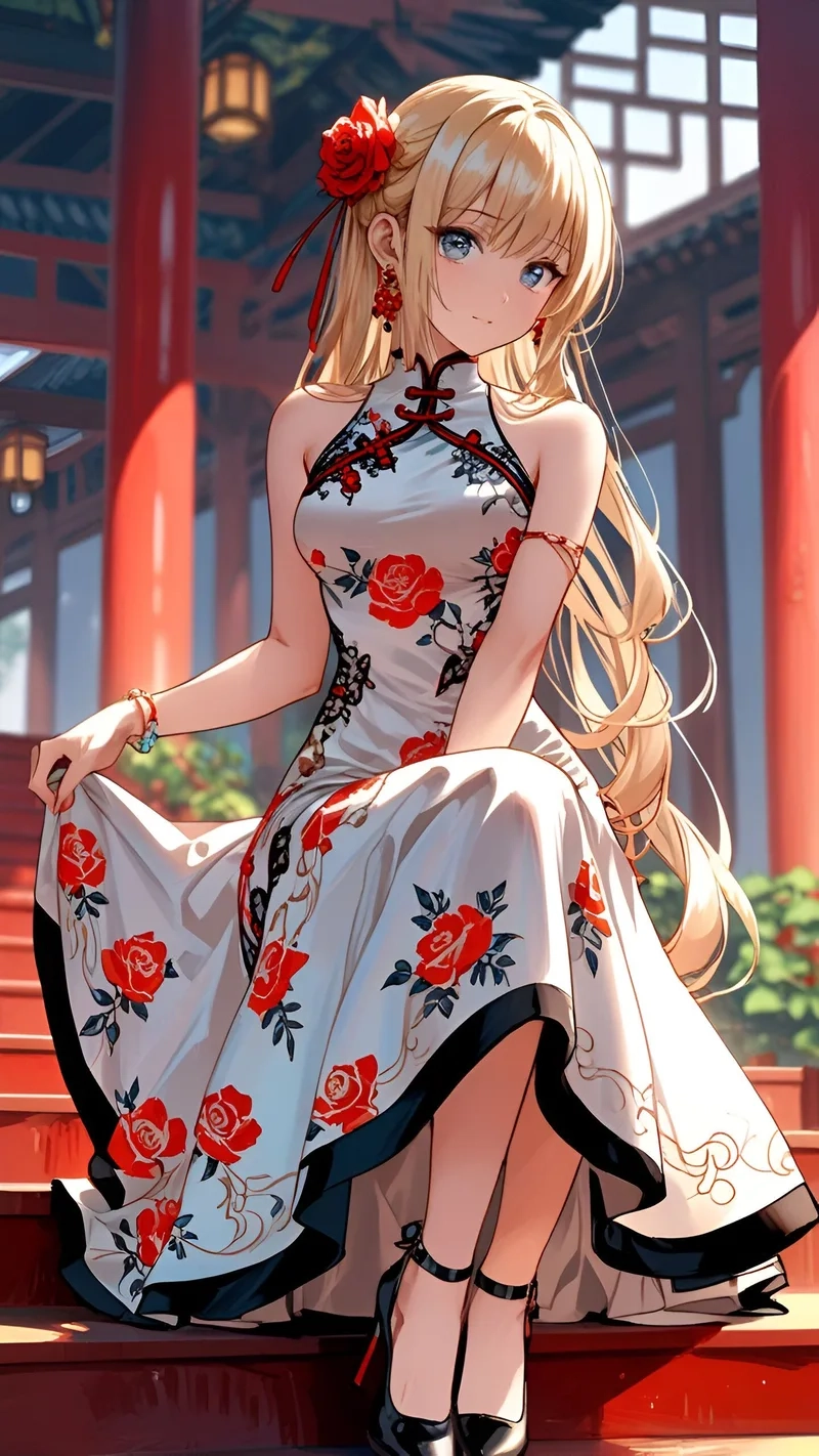 Ngọt ngào tinh khôi từ ảnh gái anime xinh
