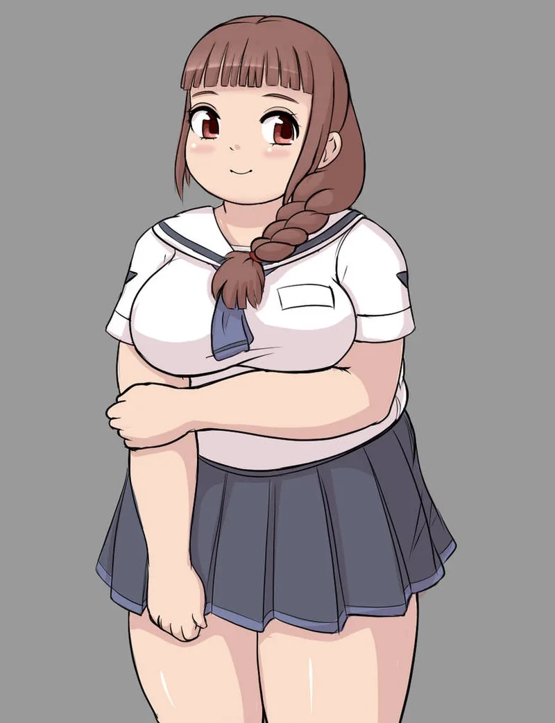 Cực kỳ sống động với Hình ảnh cô gái mập dễ thương hoạt hình sắc nét