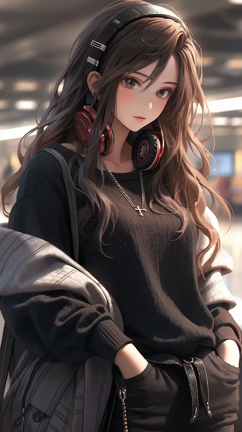 Thưởng thức vẻ đẹp sắc nét của Hình nền anime nữ ngầu HD