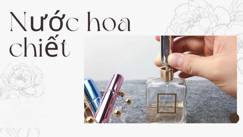 Bộ chiết nước hoa mini tiện lợi mang theo