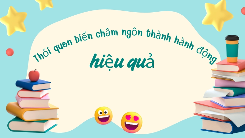 Sổ tay ghi chép kế hoạch và châm ngôn sống hàng ngày